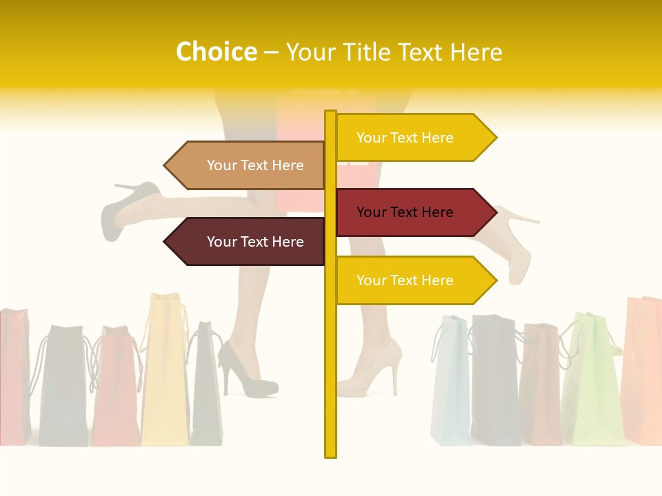 Beautiful Wealth Woman PowerPoint Template