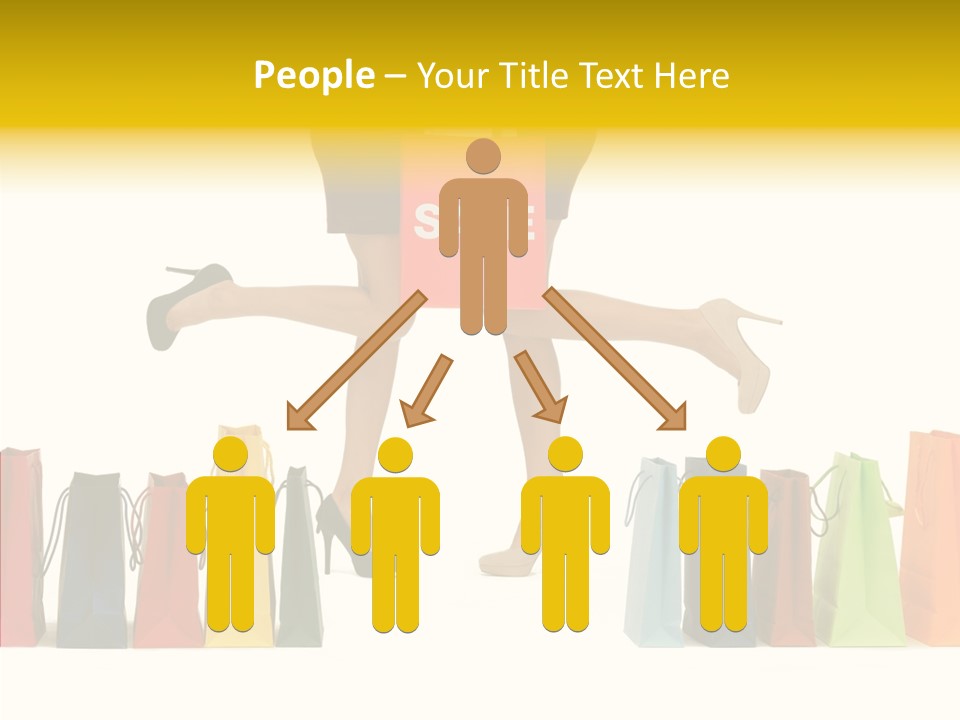 Beautiful Wealth Woman PowerPoint Template