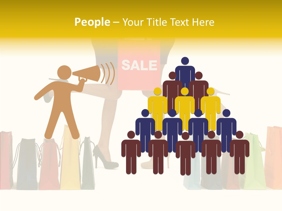 Beautiful Wealth Woman PowerPoint Template