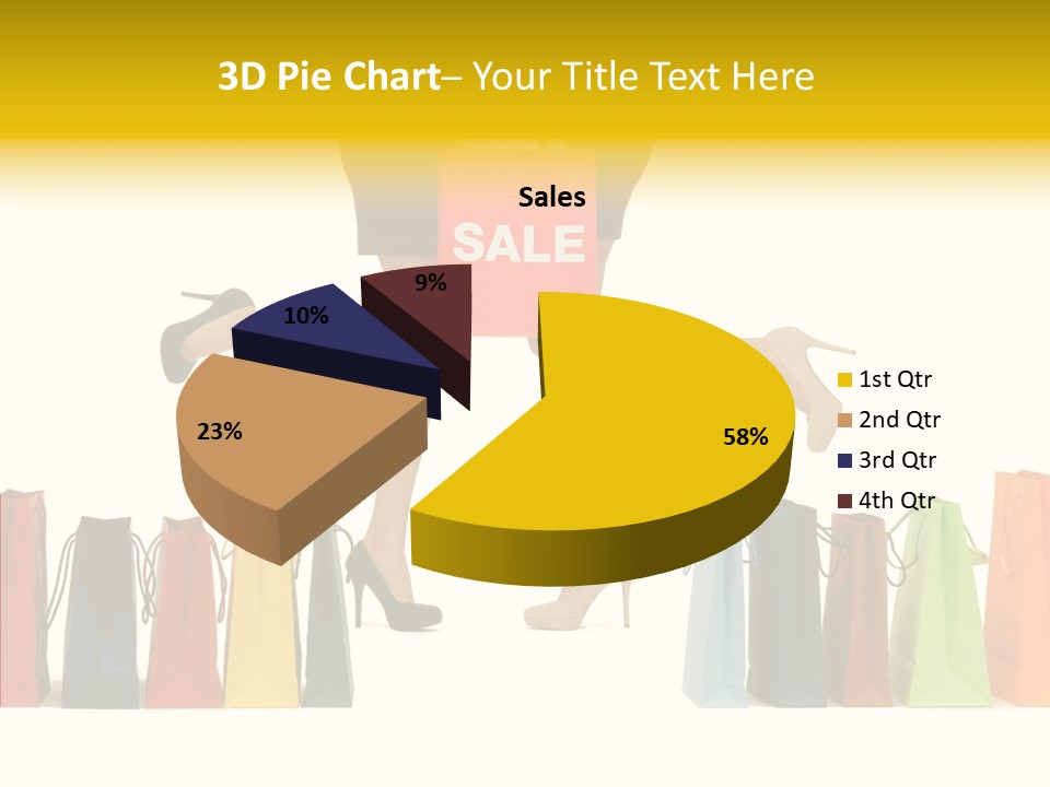 Beautiful Wealth Woman PowerPoint Template