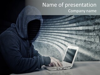 Crime Abstract Danger PowerPoint Template