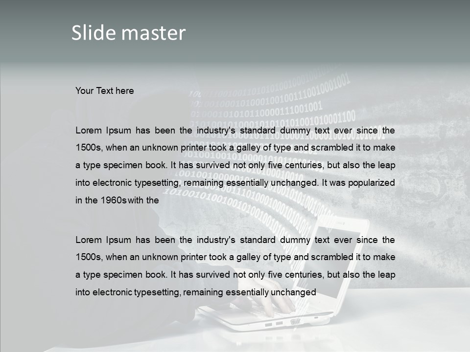 Crime Abstract Danger PowerPoint Template