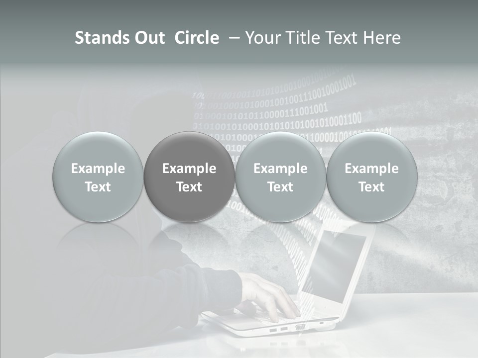 Crime Abstract Danger PowerPoint Template