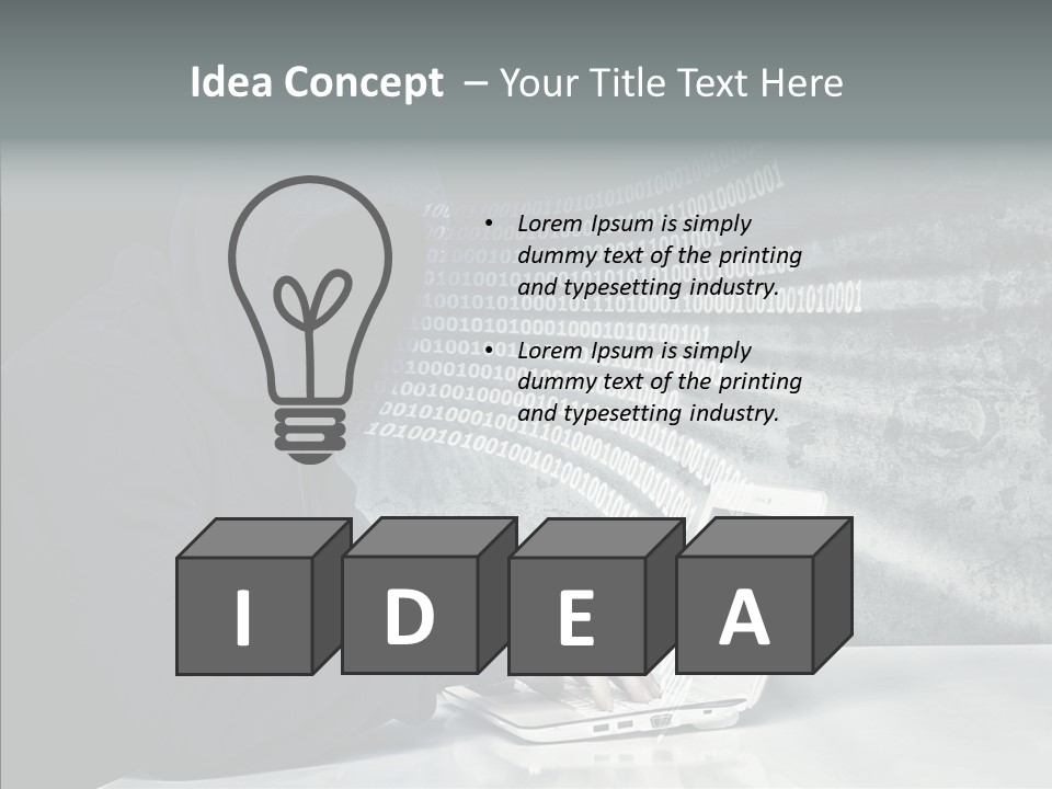 Crime Abstract Danger PowerPoint Template