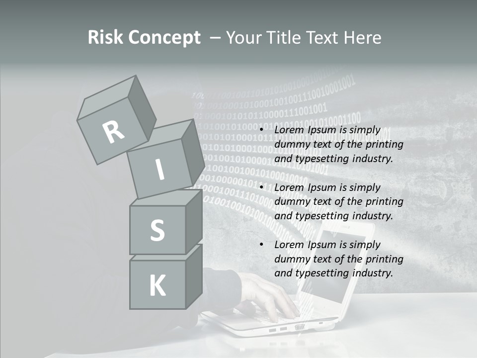 Crime Abstract Danger PowerPoint Template