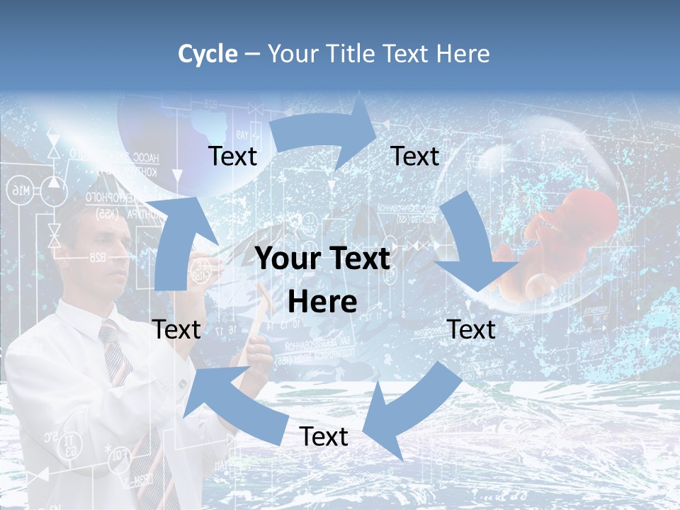 Designing Embryo Star PowerPoint Template