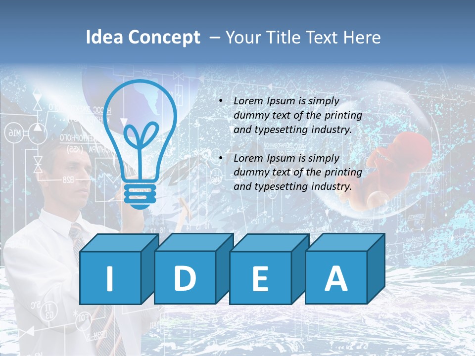 Designing Embryo Star PowerPoint Template