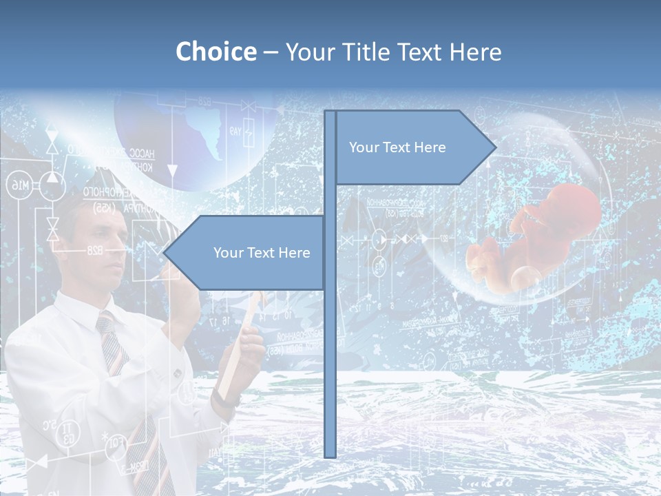 Designing Embryo Star PowerPoint Template