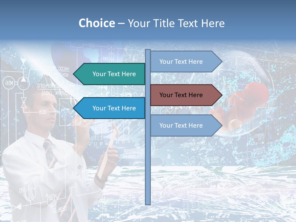 Designing Embryo Star PowerPoint Template
