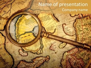 Antiquity Business Search PowerPoint Template