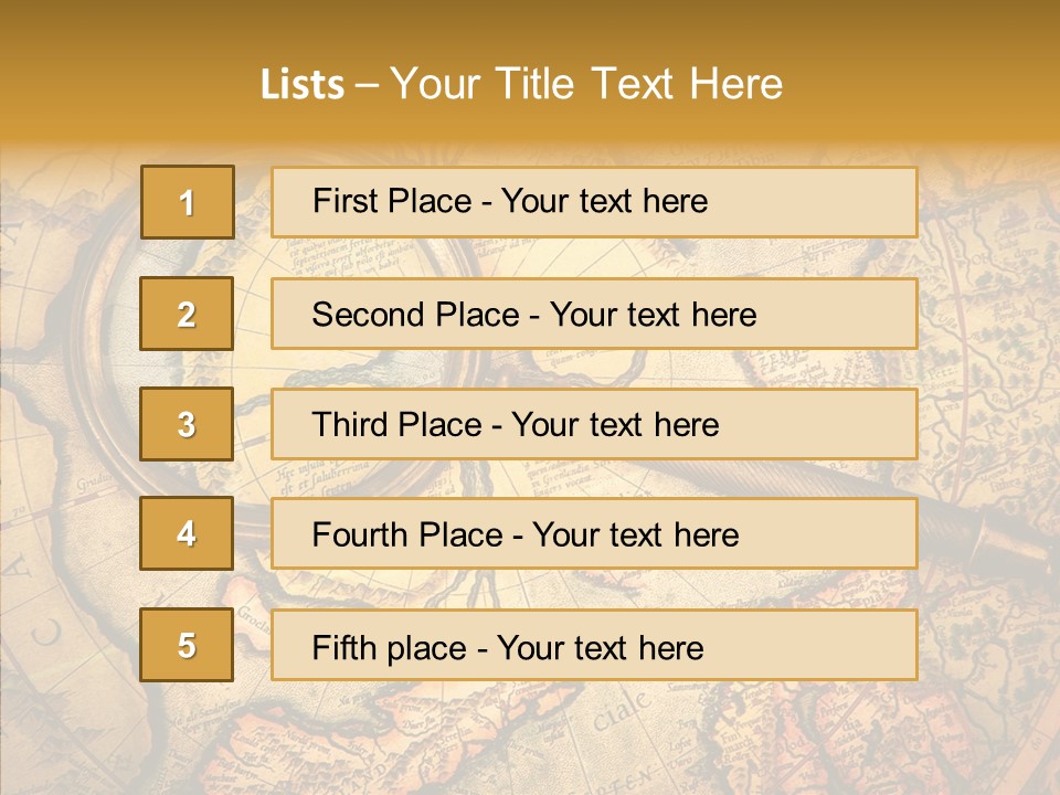 Antiquity Business Search PowerPoint Template