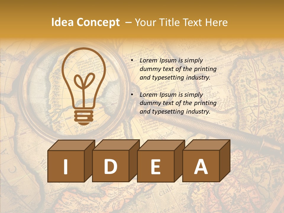 Antiquity Business Search PowerPoint Template