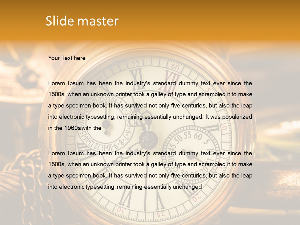 White Nostalgia Year PowerPoint Template