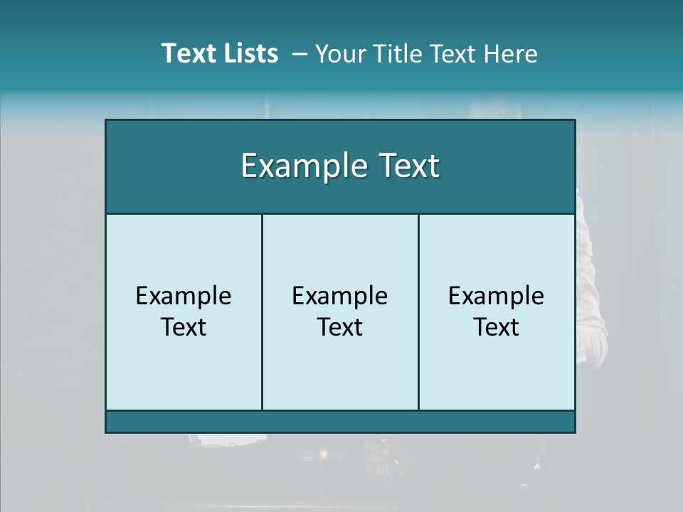 Handset Copper Girl PowerPoint Template