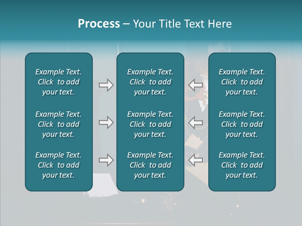 Handset Copper Girl PowerPoint Template