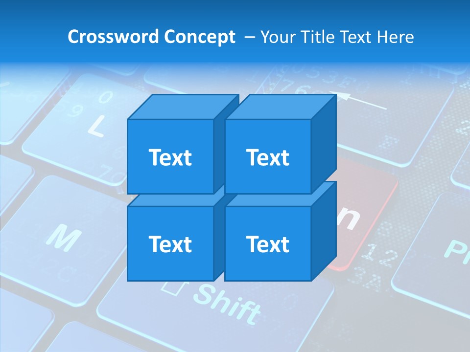 Red Binary Commerce PowerPoint Template