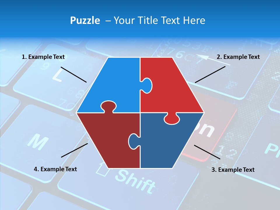 Red Binary Commerce PowerPoint Template