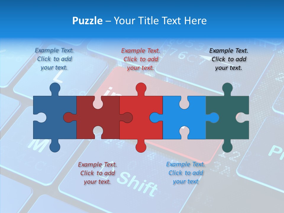 Red Binary Commerce PowerPoint Template