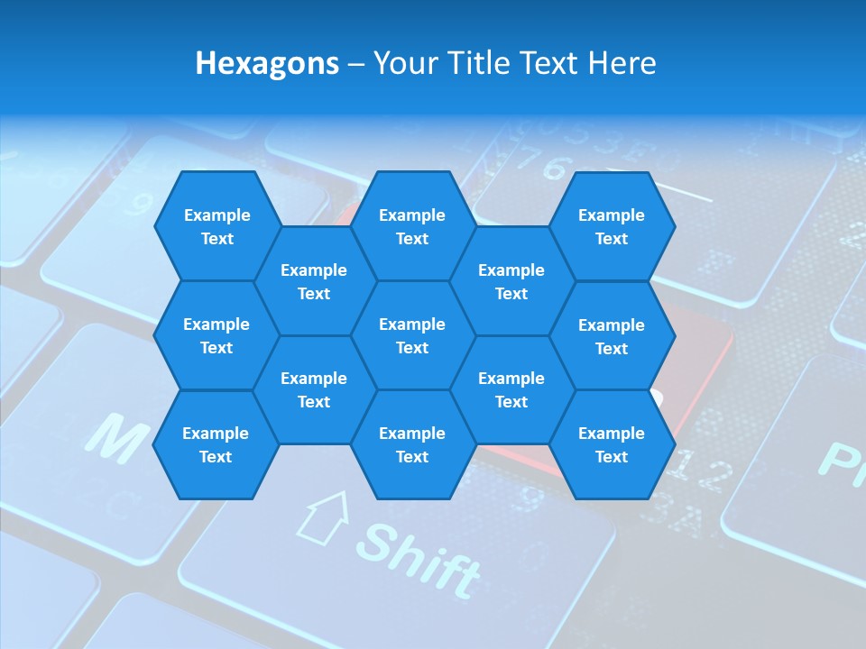 Red Binary Commerce PowerPoint Template