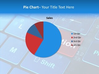 Red Binary Commerce PowerPoint Template