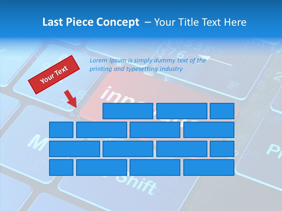 Red Binary Commerce PowerPoint Template