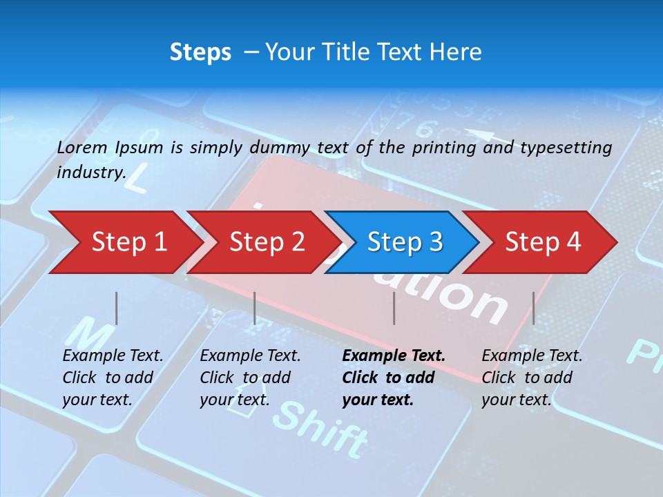 Red Binary Commerce PowerPoint Template