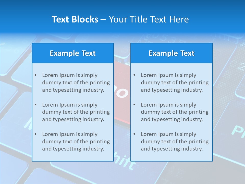 Red Binary Commerce PowerPoint Template
