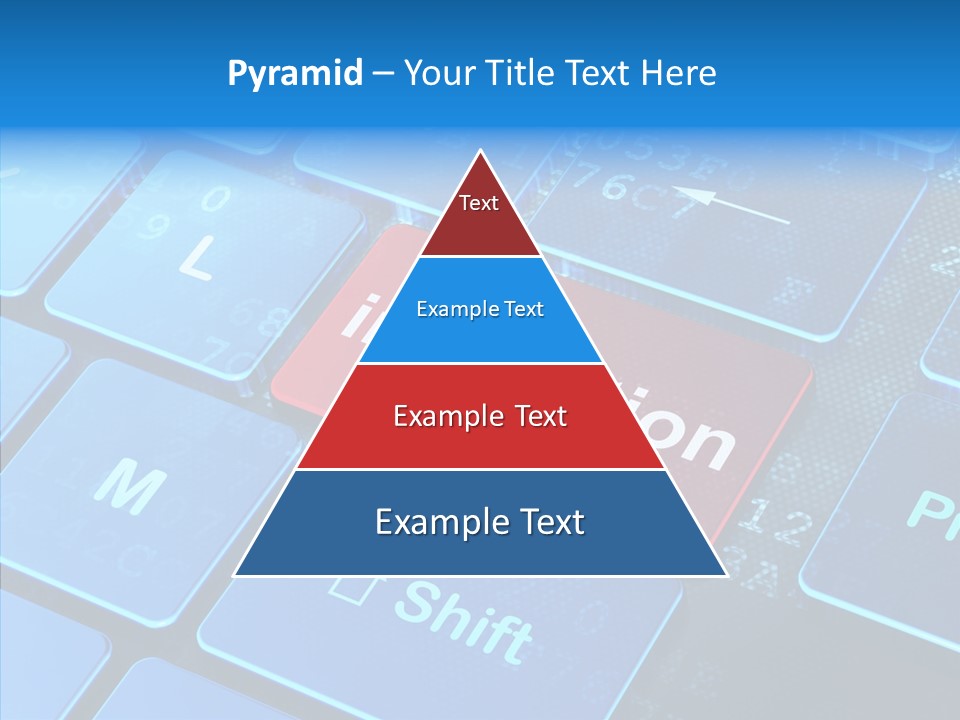 Red Binary Commerce PowerPoint Template