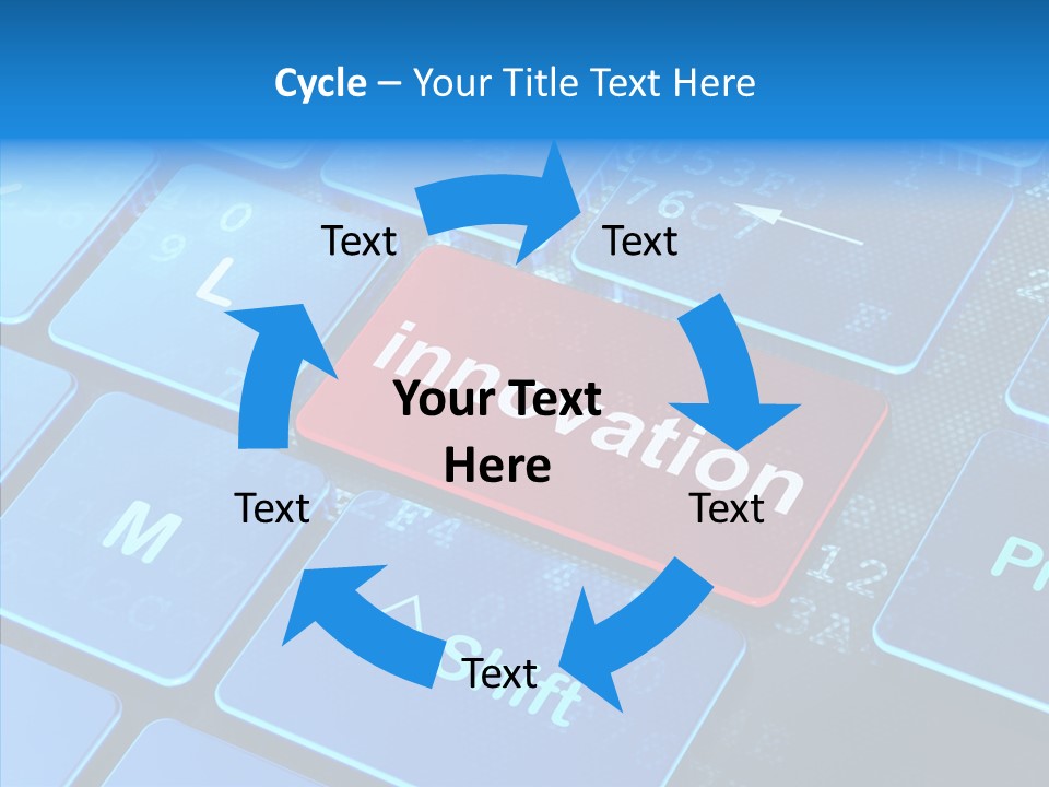 Red Binary Commerce PowerPoint Template