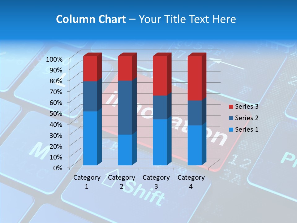Red Binary Commerce PowerPoint Template
