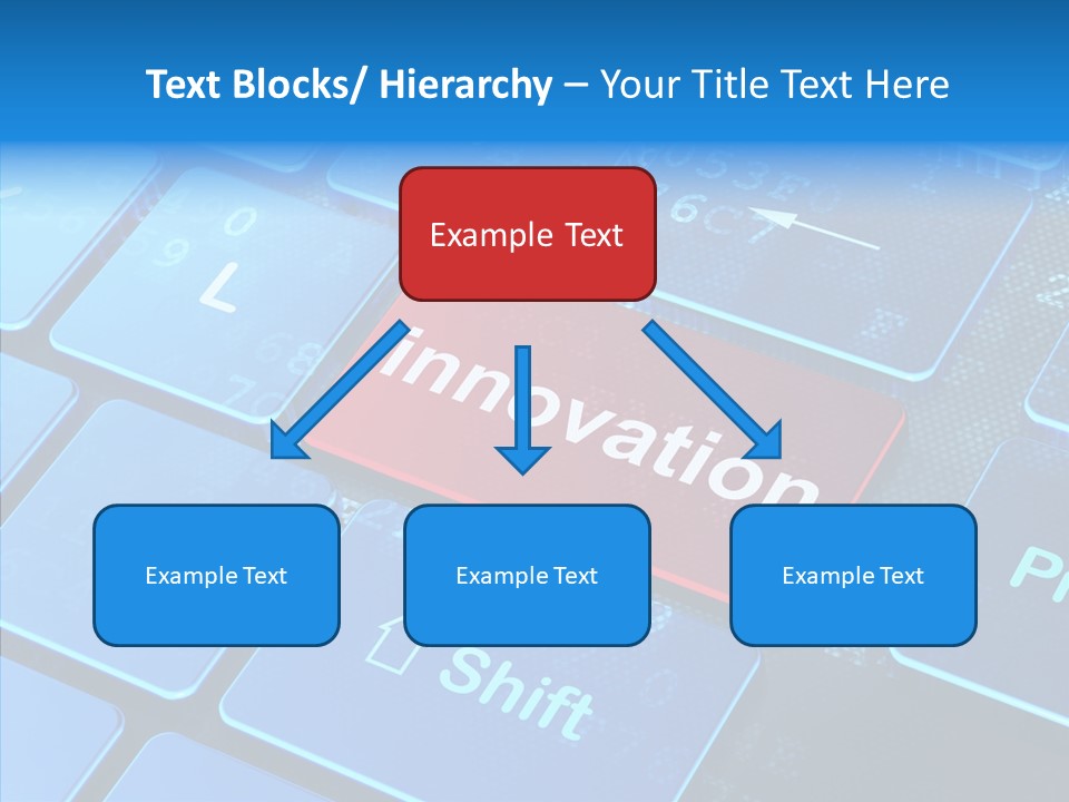 Red Binary Commerce PowerPoint Template