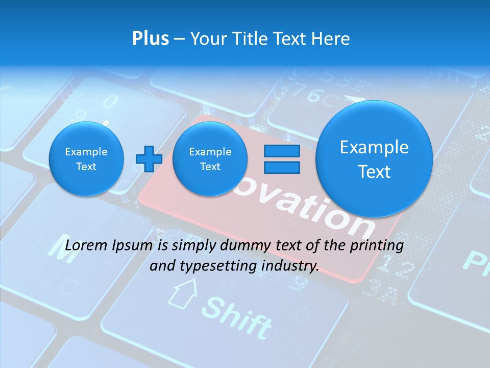 Red Binary Commerce PowerPoint Template