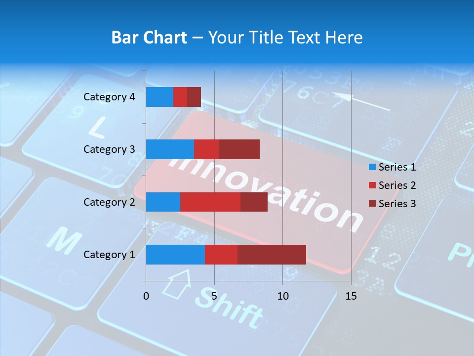 Red Binary Commerce PowerPoint Template