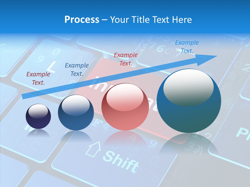 Red Binary Commerce PowerPoint Template