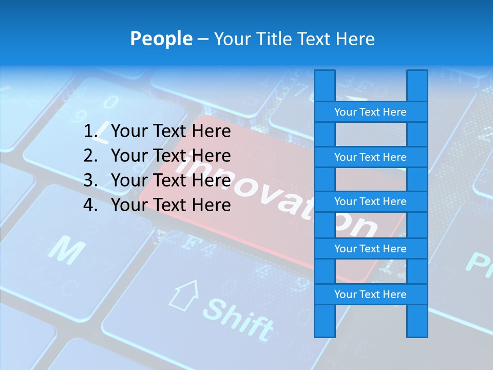 Red Binary Commerce PowerPoint Template