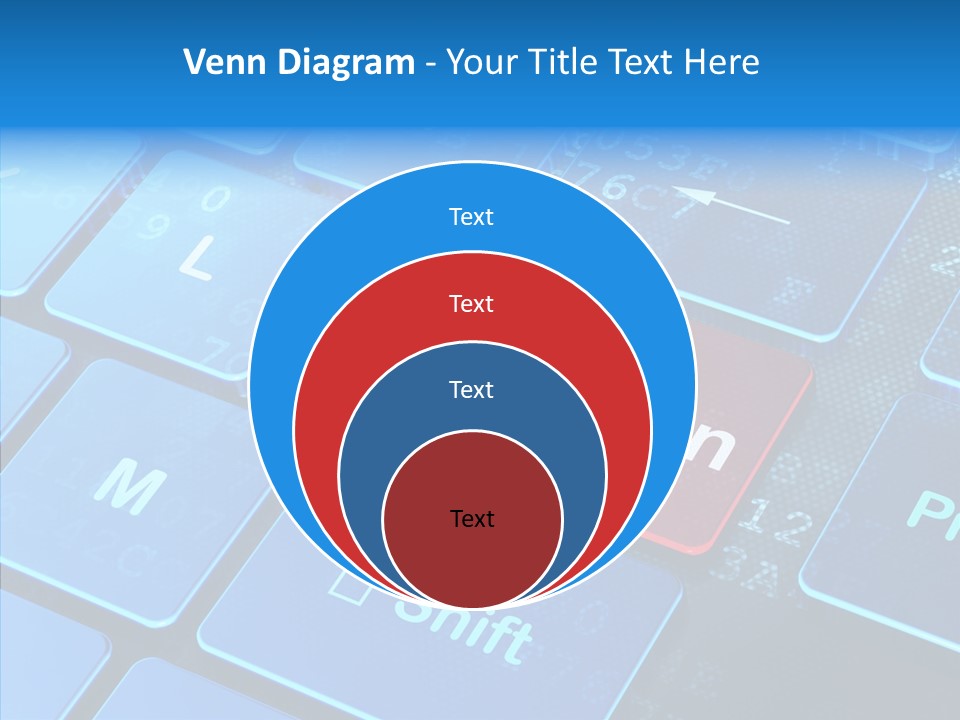 Red Binary Commerce PowerPoint Template
