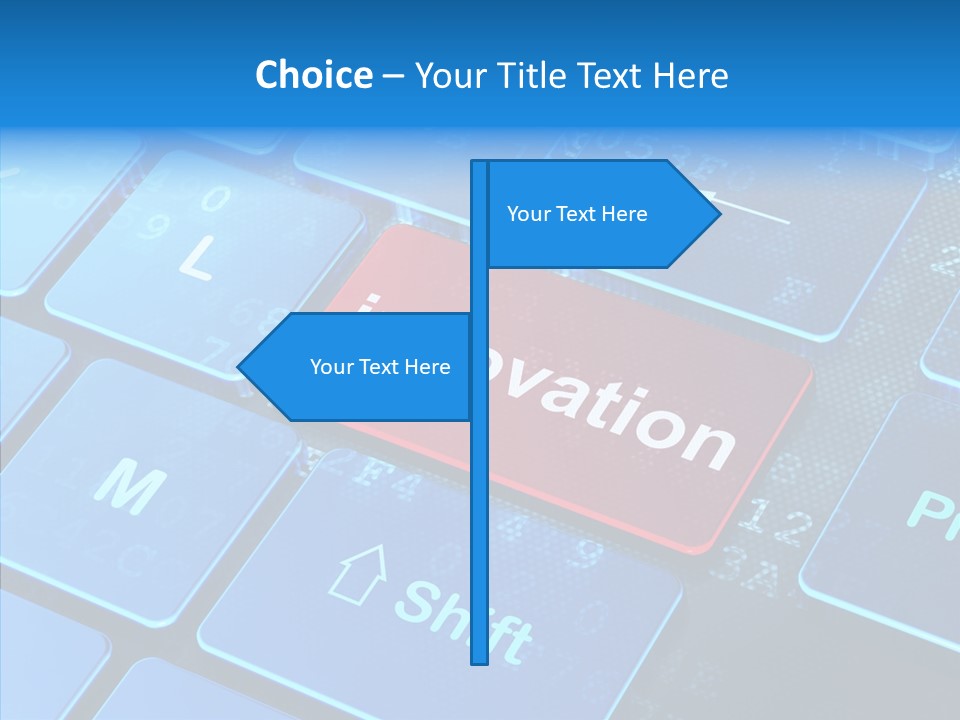 Red Binary Commerce PowerPoint Template