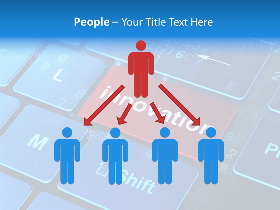 Red Binary Commerce PowerPoint Template