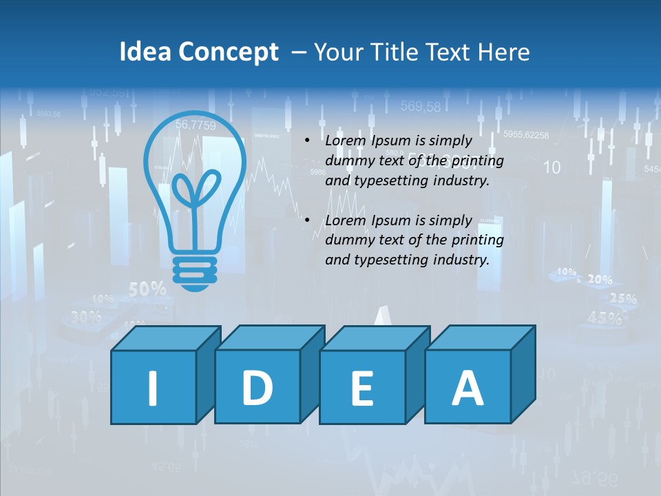 Currency Idea Statistic PowerPoint Template