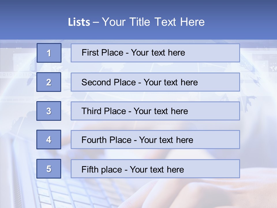 Equipment Input Office PowerPoint Template