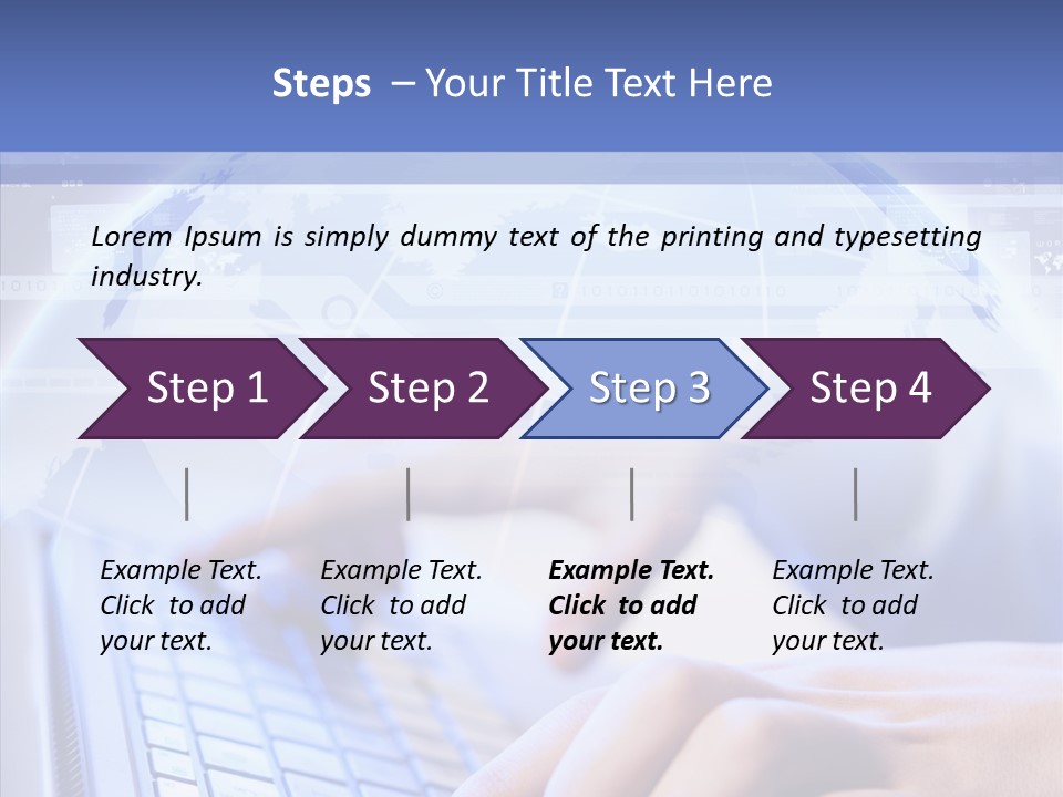 Equipment Input Office PowerPoint Template