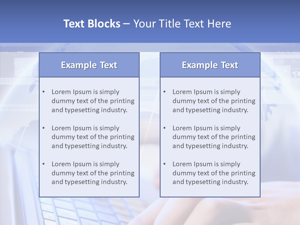 Equipment Input Office PowerPoint Template