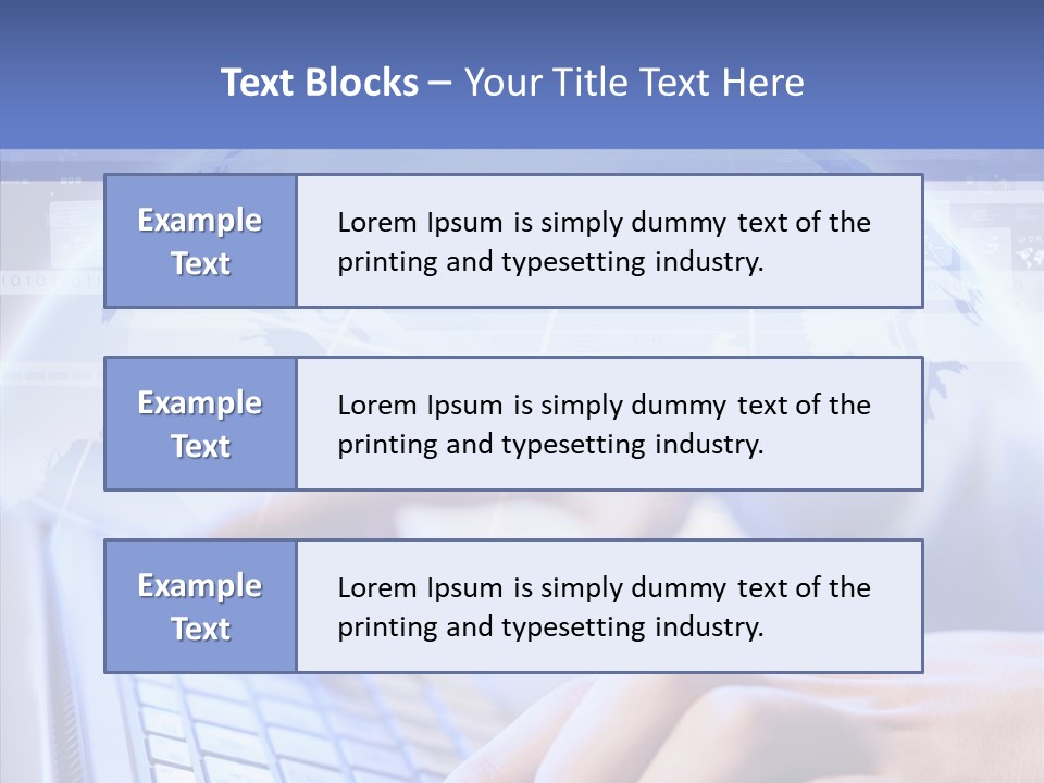 Equipment Input Office PowerPoint Template