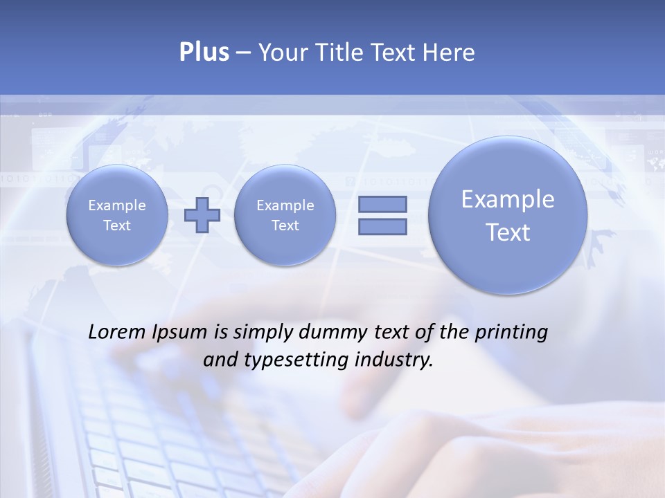 Equipment Input Office PowerPoint Template