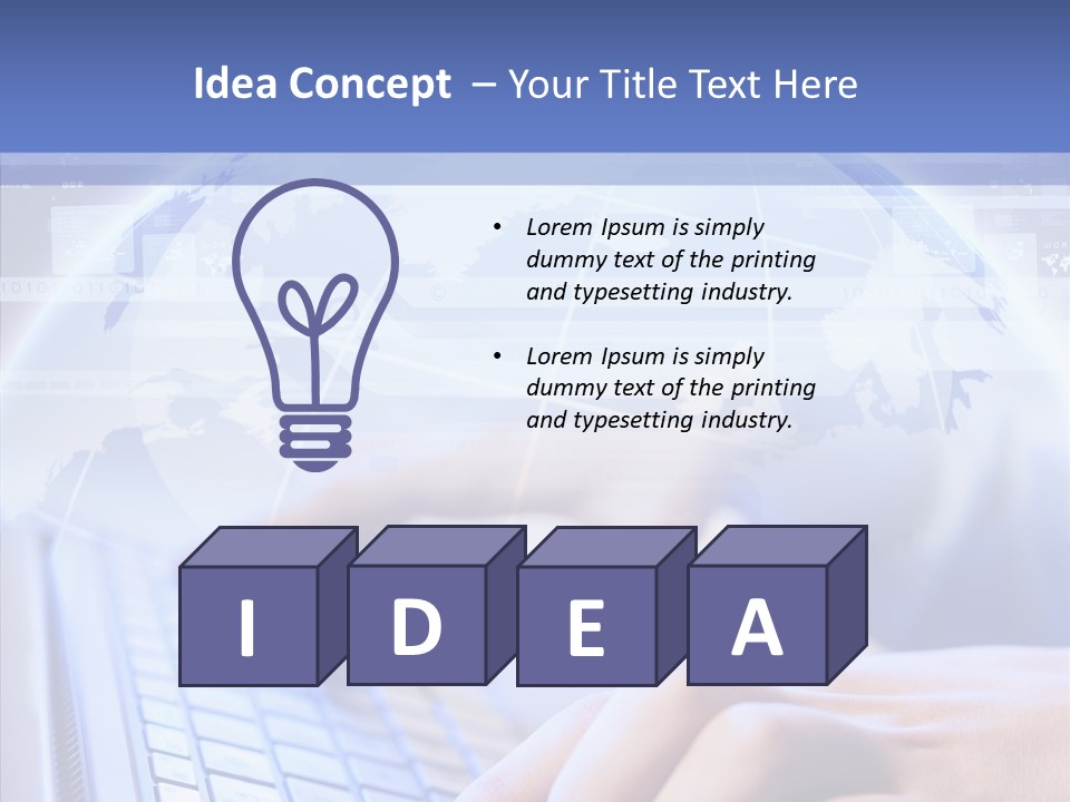 Equipment Input Office PowerPoint Template