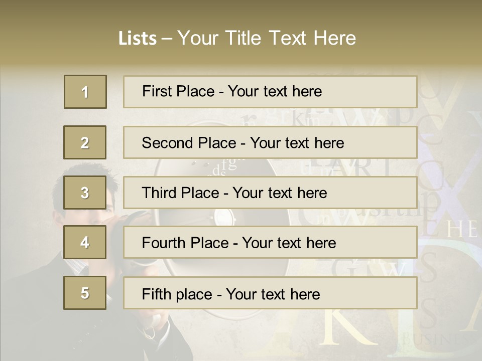 Concept Sound Furore PowerPoint Template