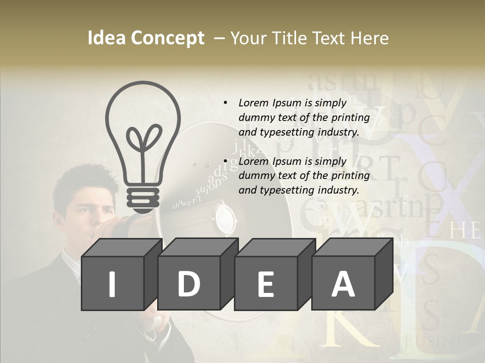 Concept Sound Furore PowerPoint Template