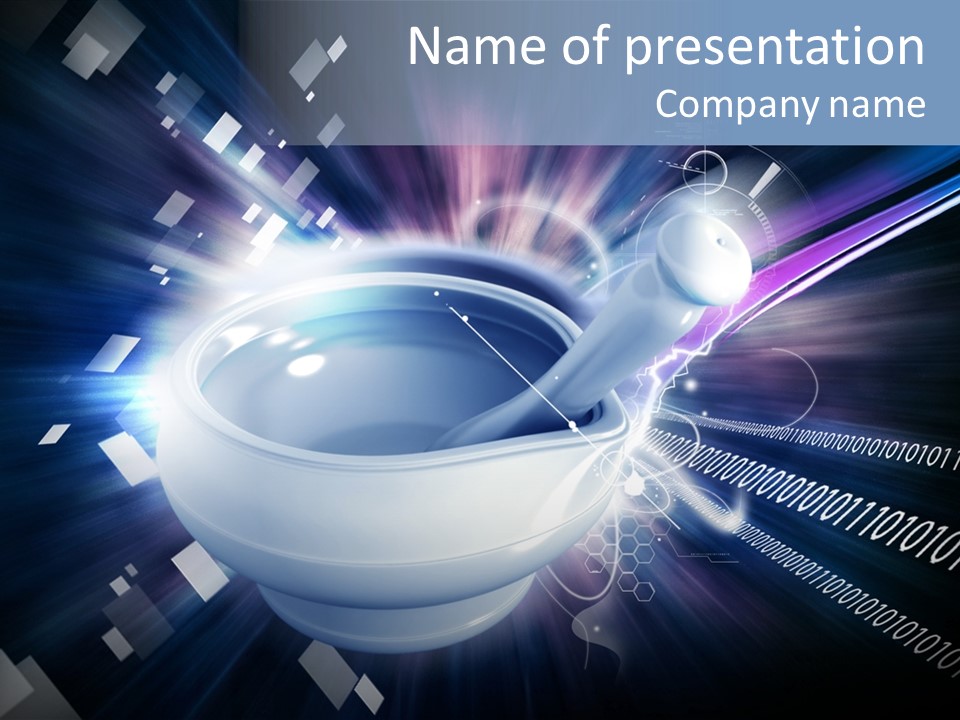 Herb Technology Imagination PowerPoint Template