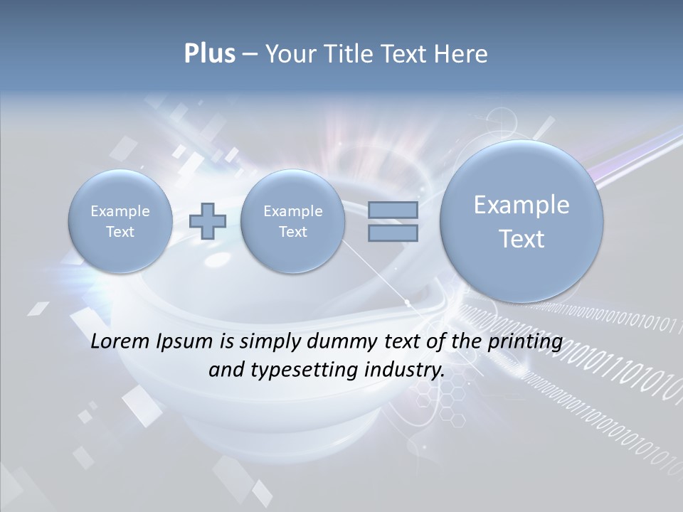 Herb Technology Imagination PowerPoint Template