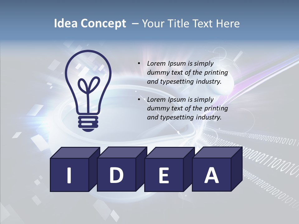 Herb Technology Imagination PowerPoint Template